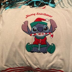 Disney store Stitch merry Stitchmas crewneck